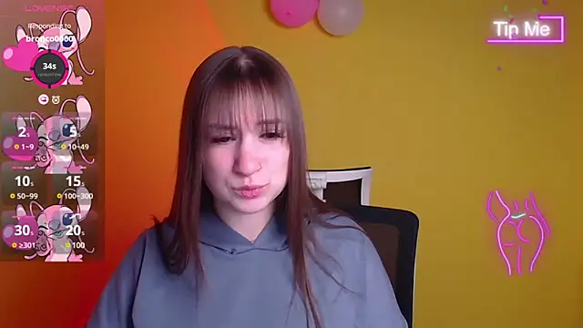 Snapshot of Evelina_GG chatting on February 25, 6:47 am Evelina GG online show from February 25, 6:47 am