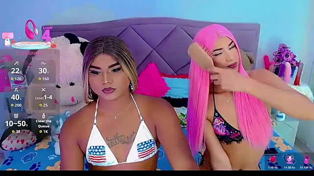 party duo trans online show from April 5, 5:48 am