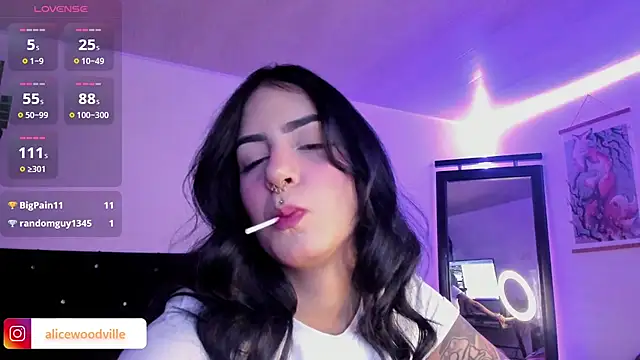 Alice woodville online show from January 11, 10:29 pm