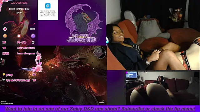 Rae-Suon online show from January 12, 1:21 am