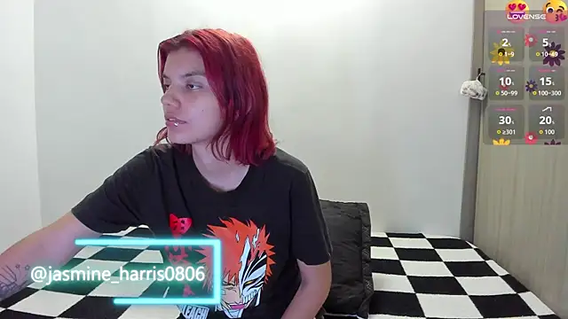 Snapshot of JasmineHarris chatting on October 14, 4:24 am JasmineHarris online show from October 14, 4:24 am