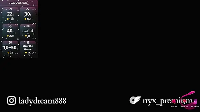 Snapshot of Ladydream1 chatting on July 31, 1:16 am Ladydream1 online show from July 31, 1:16 am