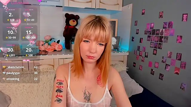 Snapshot of Linablueeyed chatting on February 26, 2:25 pm Linablueeyed online show from February 26, 2:25 pm