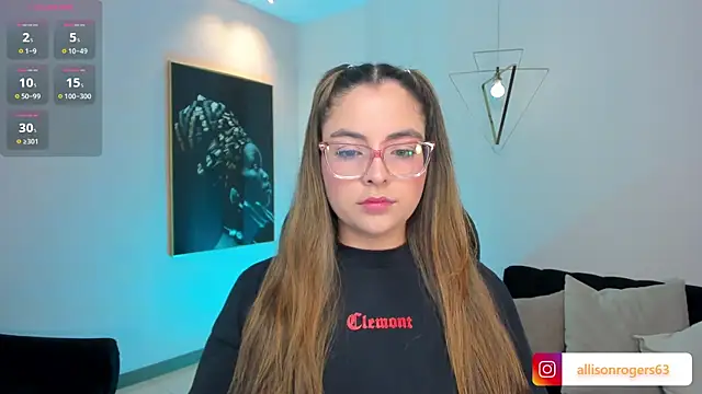 AllisonRogersX online show from April 5, 11:24 pm