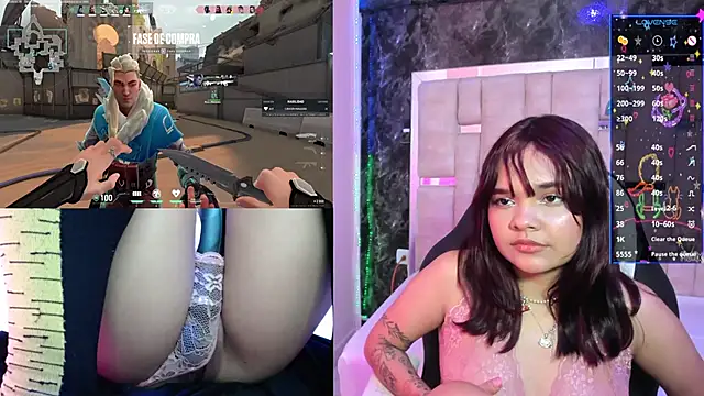 Snapshot of PetiteSalome chatting on January 23, 12:25 am PetiteSalome online show from January 23, 12:25 am