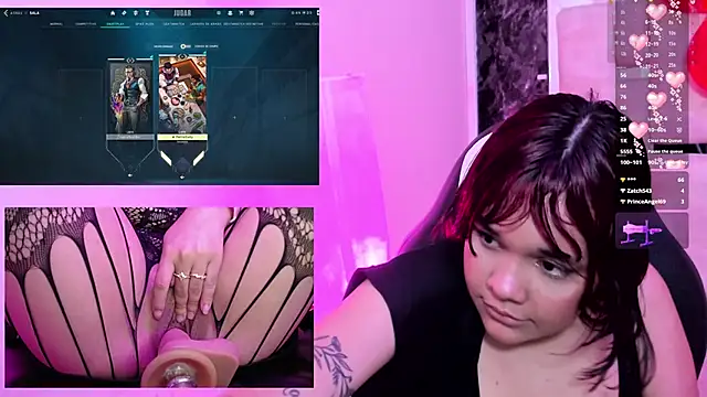 Snapshot of PetiteSalome chatting on February 16, 7:48 am PetiteSalome online show from February 16, 7:48 am