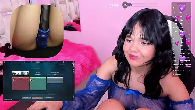 Snapshot of PetiteSalome chatting on March 2, 10:35 am PetiteSalome online show from March 2, 10:35 am