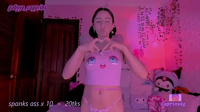 gabyye capprins online show from January 10, 12:12 am