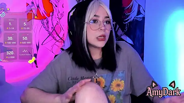  AmyDark online show from April 9, 12:10 am