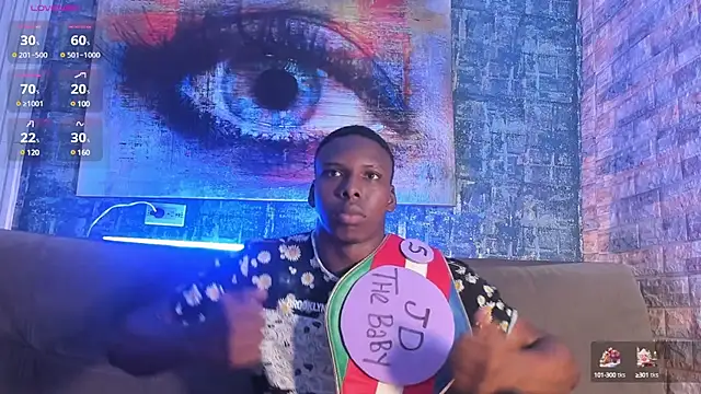 JD THEBABY online show from January 12, 9:29 pm