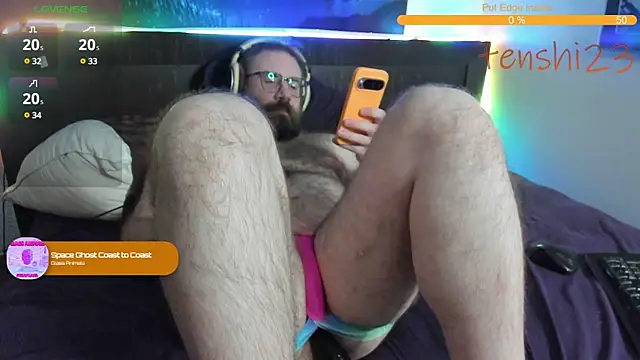 tenshi23strip online show from March 1, 8:45 am