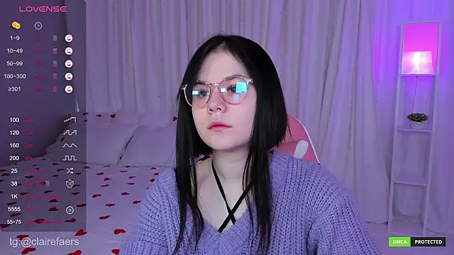 Snapshot of ClaireFaers_ chatting on January 15, 9:56 am ClaireFaers  online show from January 15, 9:56 am