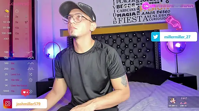 Snapshot of JoshMillerr_ chatting on March 3, 8:00 pm JoshMillerr online show from March 3, 8:00 pm