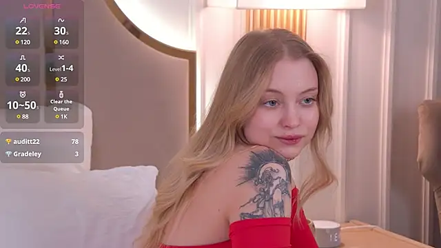 Snapshot of DorisHell chatting on February 5, 12:31 am DorisHell online show from February 5, 12:31 am