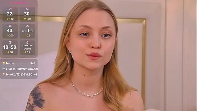 Snapshot of DorisHell chatting on February 20, 12:08 am DorisHell online show from February 20, 12:08 am