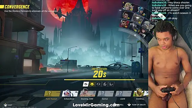 lovemirgaming online show from September 29, 7:40 pm