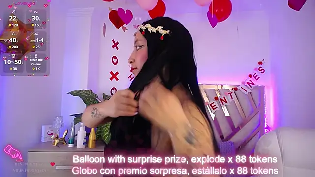 Snapshot of NyxAndria_1 chatting on February 23, 10:42 pm NyxAndria 1 online show from February 23, 10:42 pm