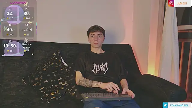 ethan and ava online show from January 16, 2:37 am