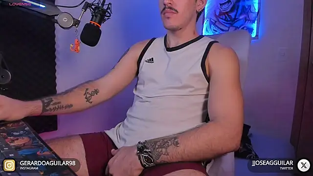 Snapshot of MaasterGerry chatting on February 12, 2:03 am MaasterGerry online show from February 12, 2:03 am