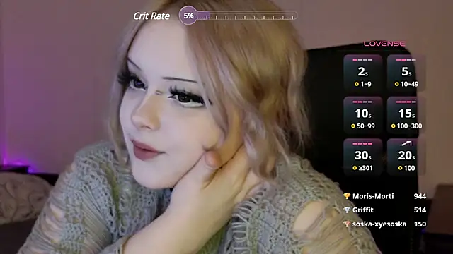 Electro doll online show from March 19, 10:09 pm