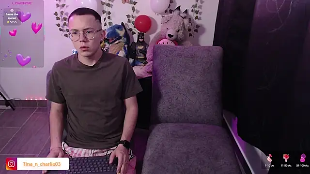 Tina 4 Charlie online show from February 19, 2:13 pm