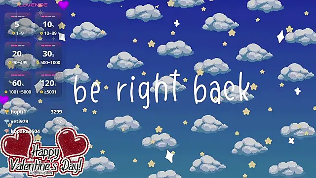 Snapshot of KimiStar chatting on February 14, 9:53 pm KimiStar online show from February 14, 9:53 pm