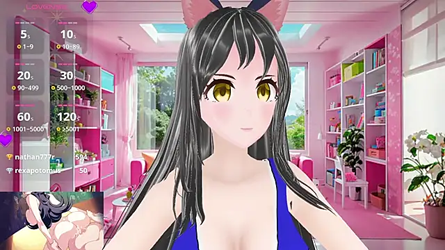 Snapshot of KimiStar chatting on March 6, 7:43 pm KimiStar online show from March 6, 7:43 pm