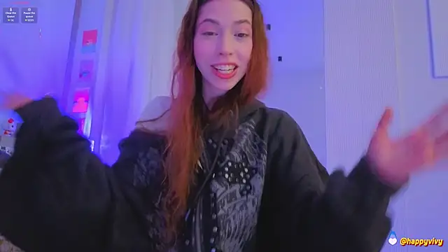 Snapshot of HappyVivy chatting on September 23, 8:56 pm HappyVivy online show from September 23, 8:56 pm