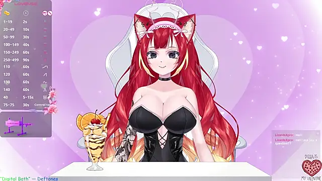 Snapshot of LewdKira_VT chatting on February 13, 7:13 am LewdKira VT online show from February 13, 7:13 am