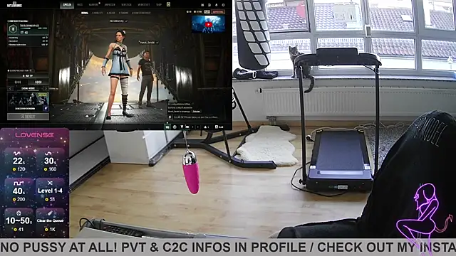 Snapshot of Gamergirl-Linela chatting on March 20, 4:42 pm Gamergirl-Linela online show from March 20, 4:42 pm