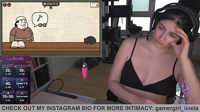 Snapshot of Gamergirl-Linela chatting on September 24, 3:04 pm Gamergirl-Linela online show from September 24, 3:04 pm