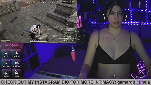 Snapshot of Gamergirl-Linela chatting on September 25, 3:10 am Gamergirl-Linela online show from September 25, 3:10 am