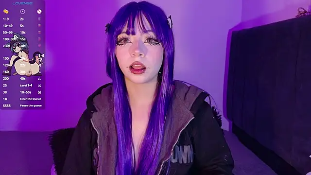 Snapshot of purplelilith3 chatting on July 20, 5:11 am purplelilith3 online show from July 20, 5:11 am