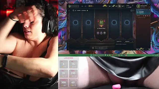 sharonurbex online show from February 12, 9:10 pm