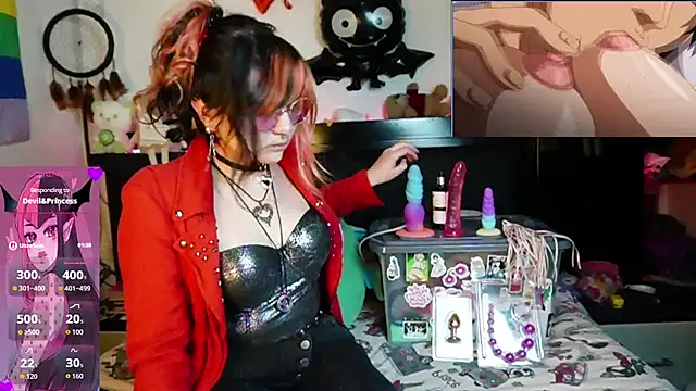 Snapshot of Devil_And_Princess chatting on June 16, 2:36 am Devil And Princess online show from June 16, 2:36 am