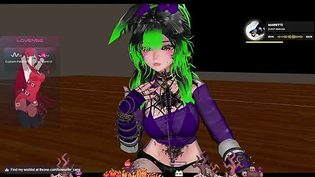 Bowsette Cami online show from October 23, 3:22 pm