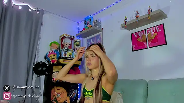 sammy devinne online show from April 19, 8:55 pm