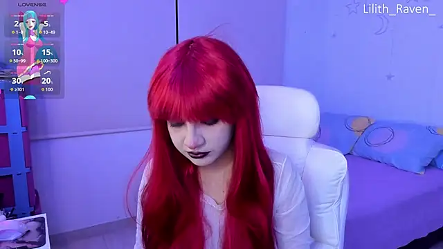 Snapshot of Lilith_Raven_ chatting on October 10, 4:00 am Lilith Raven online show from October 10, 4:00 am