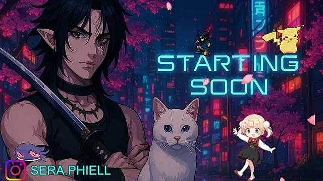 Snapshot of Seraphiell chatting on September 13, 2:00 am Seraphiell online show from September 13, 2:00 am