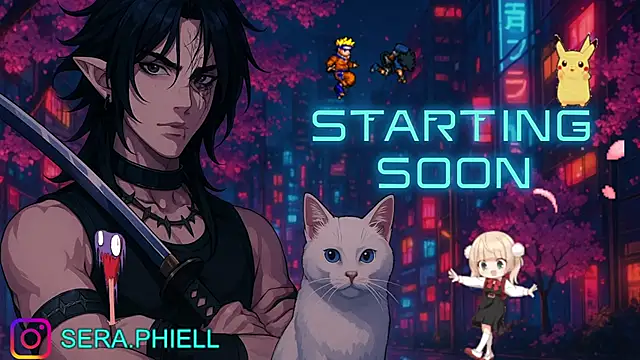 Snapshot of Seraphiell chatting on October 2, 1:12 am Seraphiell online show from October 2, 1:12 am