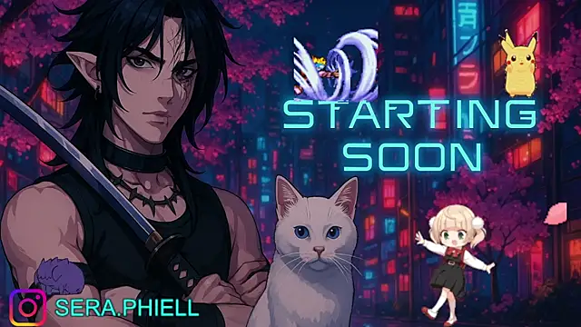 Snapshot of Seraphiell chatting on October 3, 1:35 am Seraphiell online show from October 3, 1:35 am