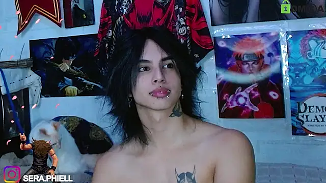 Snapshot of Seraphiell chatting on October 20, 1:50 am Seraphiell online show from October 20, 1:50 am