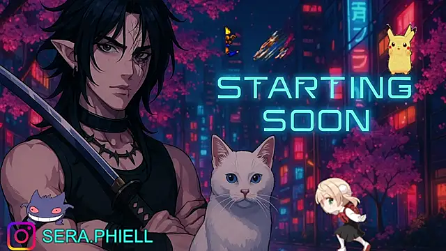 Snapshot of Seraphiell chatting on December 5, 1:14 am Seraphiell online show from December 5, 1:14 am