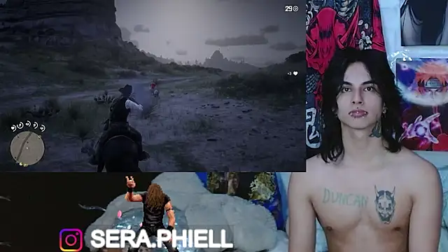 Snapshot of Seraphiell chatting on December 17, 1:33 am Seraphiell online show from December 17, 1:33 am