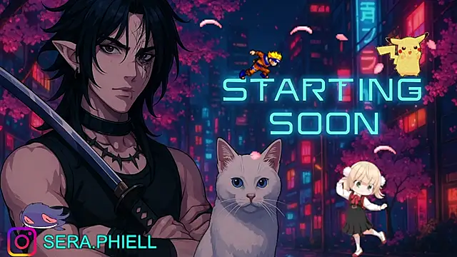 Snapshot of Seraphiell chatting on December 18, 1:22 am Seraphiell online show from December 18, 1:22 am