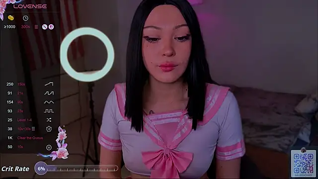 Snapshot of LeksaCandy chatting on October 20, 3:07 am LeksaCandy online show from October 20, 3:07 am