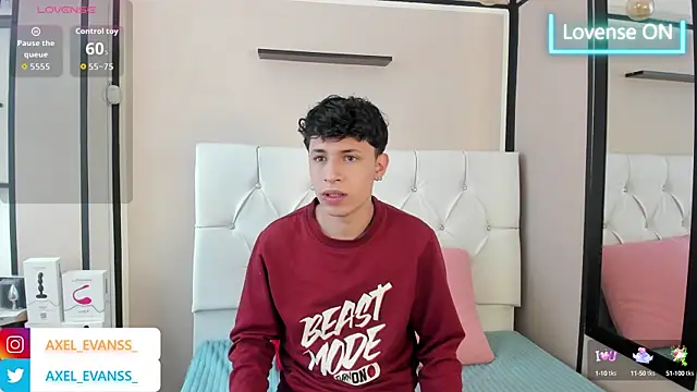 Axel  Evans online show from September 19, 12:50 pm