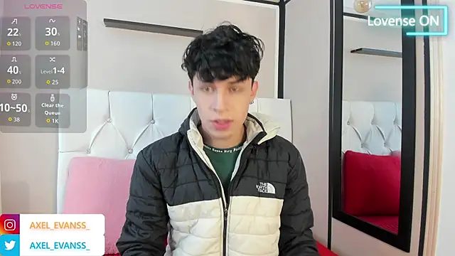 Axel  Evans online show from September 26, 12:20 pm