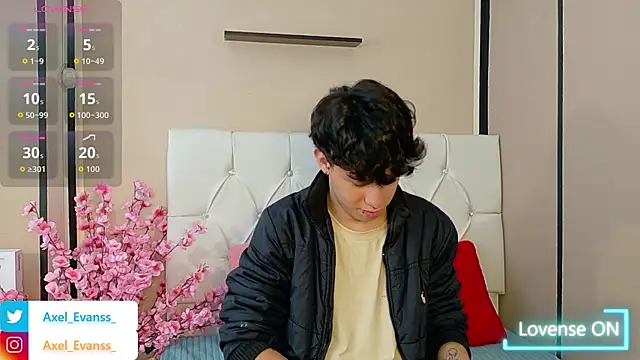 Axel  Evans online show from October 6, 12:02 pm