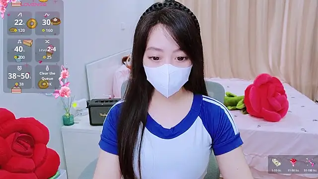 Snapshot of -MinaYoung- chatting on October 24, 8:33 am -MinaYoung- online show from October 24, 8:33 am